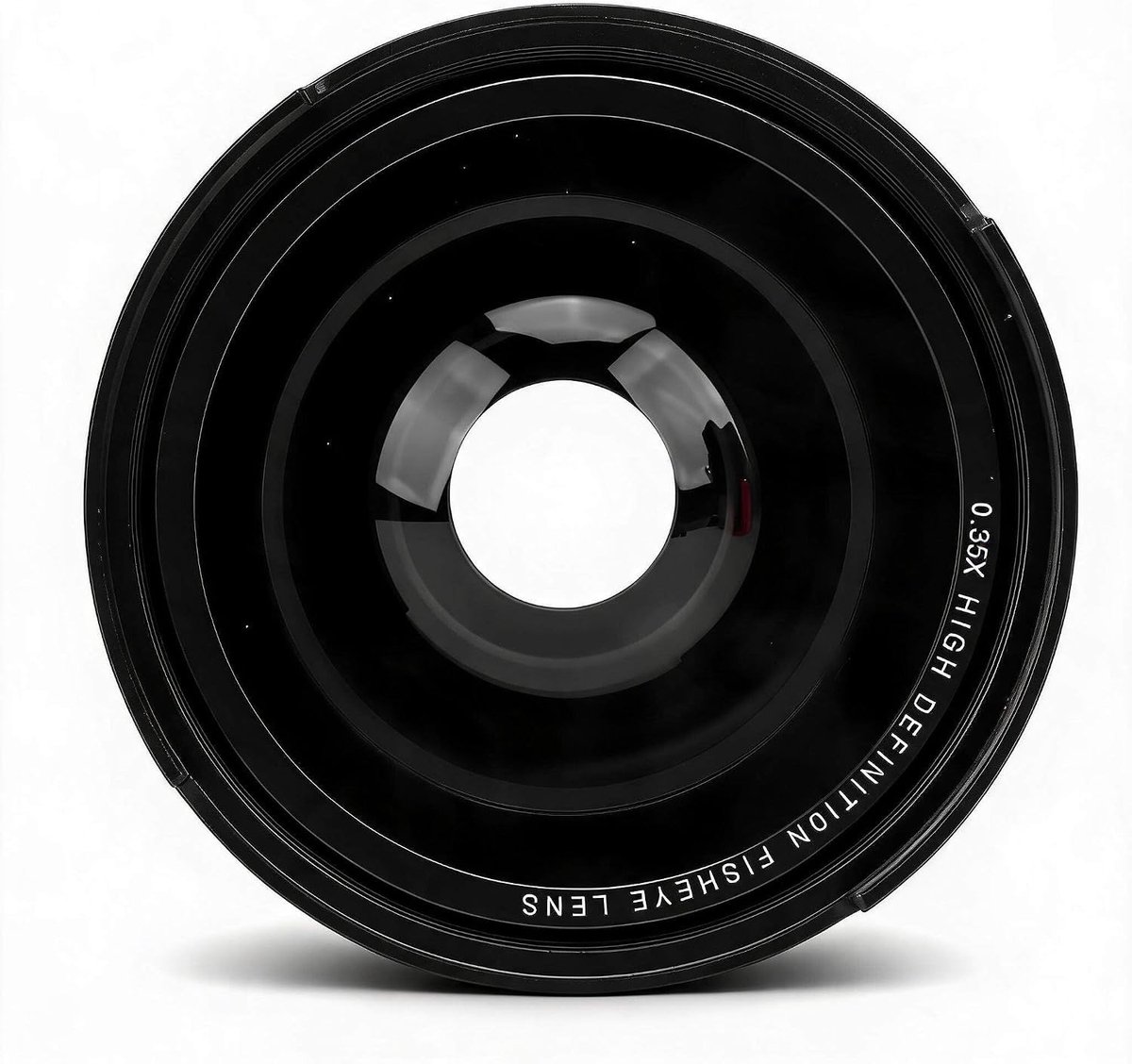 Ultrawide Vislens met 2-in-1 Verwijderbare Functie en 0.35 Vergroting voor Fotografie (55mm) - Ideaal voor Landschaps- en Actiefoto's