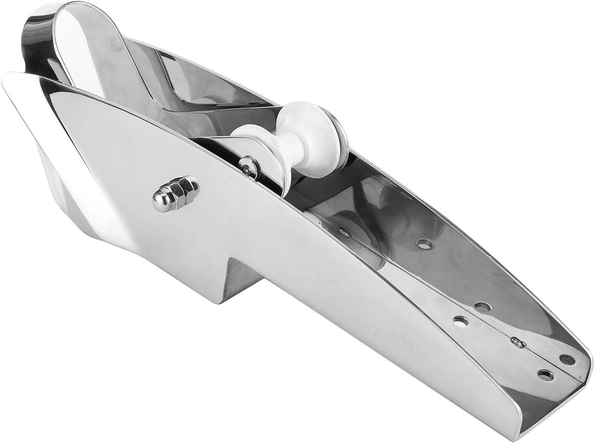 Bootaccessoire voor Ankerhouder - Ankerrol van 316 RVS voor 7.5-15 kg - Geschikt voor Schepen en Jachten, 420 mm lengte