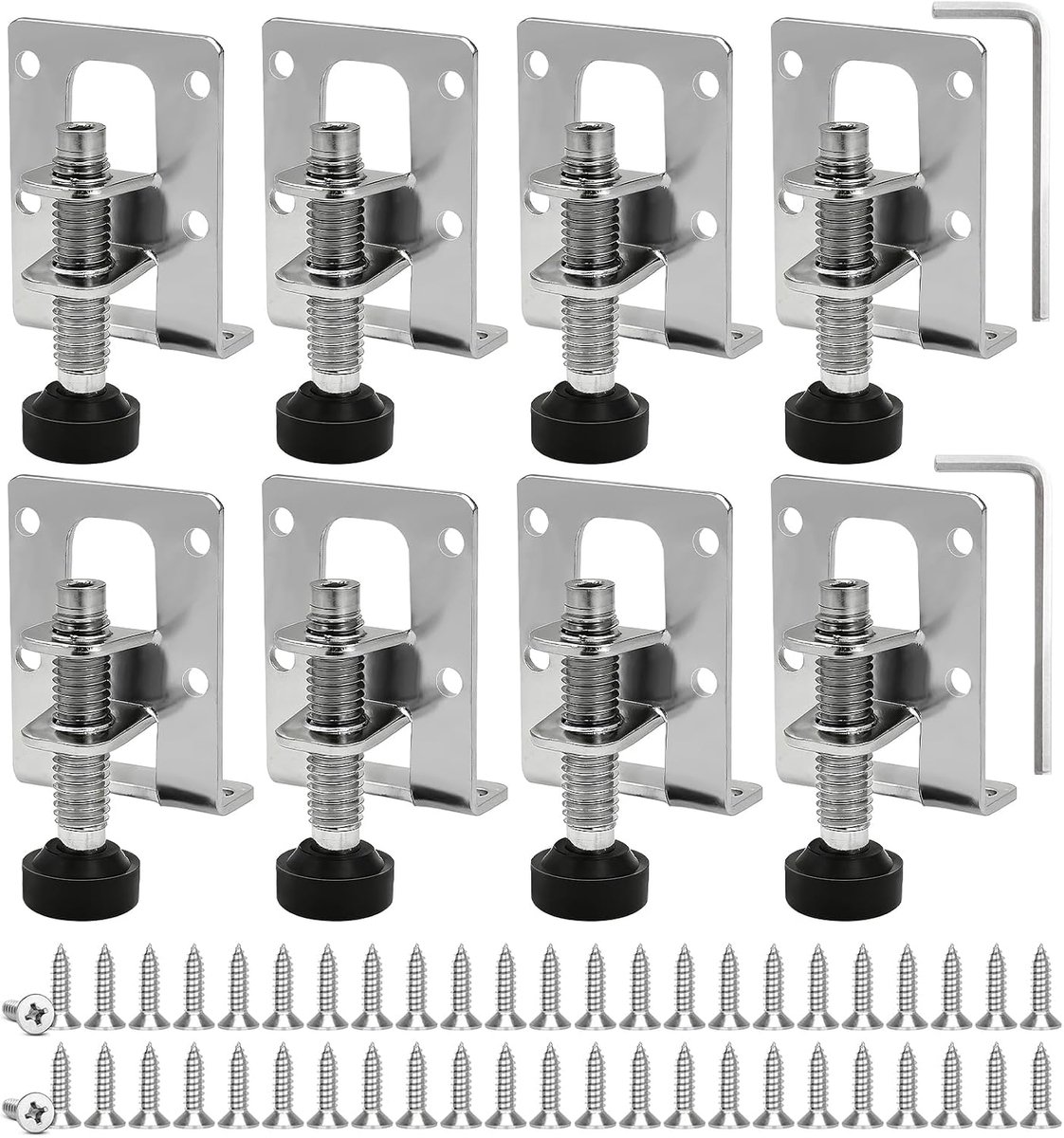 8 Pcs Adjustable Furniture Legs, Height Adjustable, Furniture Legs, Heavy Furniture Legs, Height Adjustable, for - ShopVlot