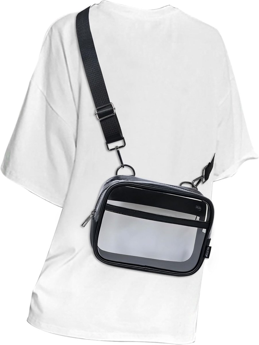 Crossbody tas transparant - TPU leer - waterdicht - ideaal voor concerten - ShopVlot