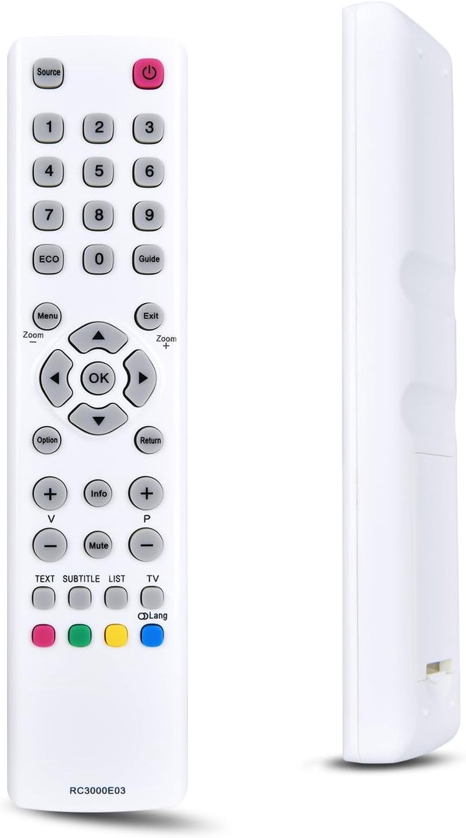 RC3000E03 Replacement Remote Control Fit For Thomson LCD TV RC260JEI1 L40E3005F 24HA4243W 42FU4253 32HS5246C 39FU3253 - ShopVlot