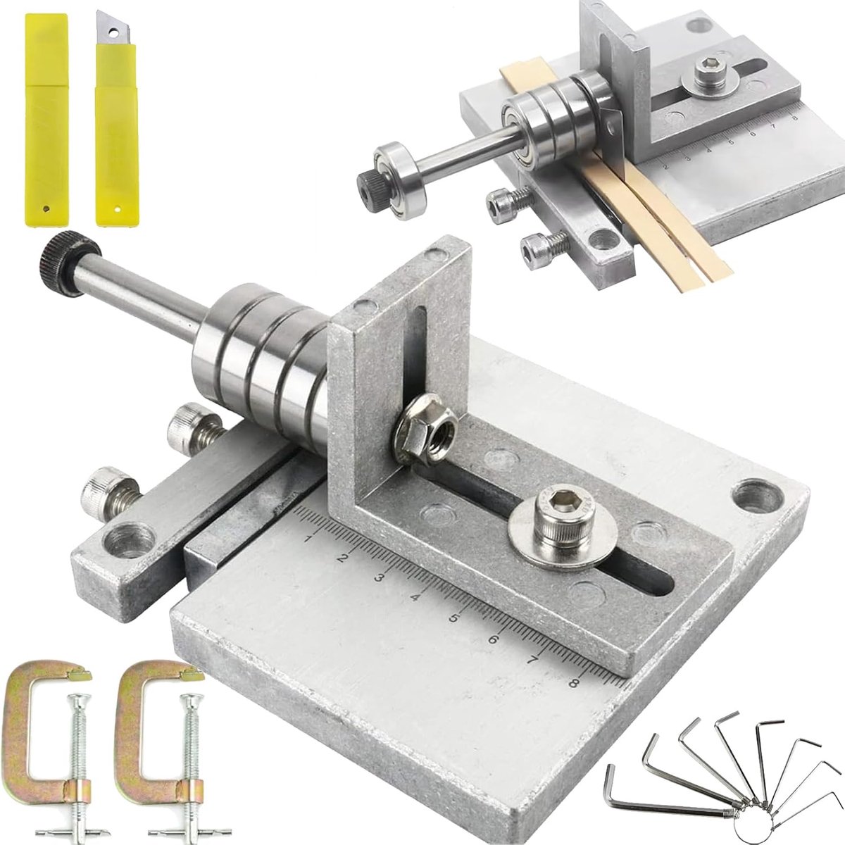 Leather Peeling Machine, Stainless Steel Manual Leather Peeling Machine, DIY Precise Leather Peeling Tool with - ShopVlot