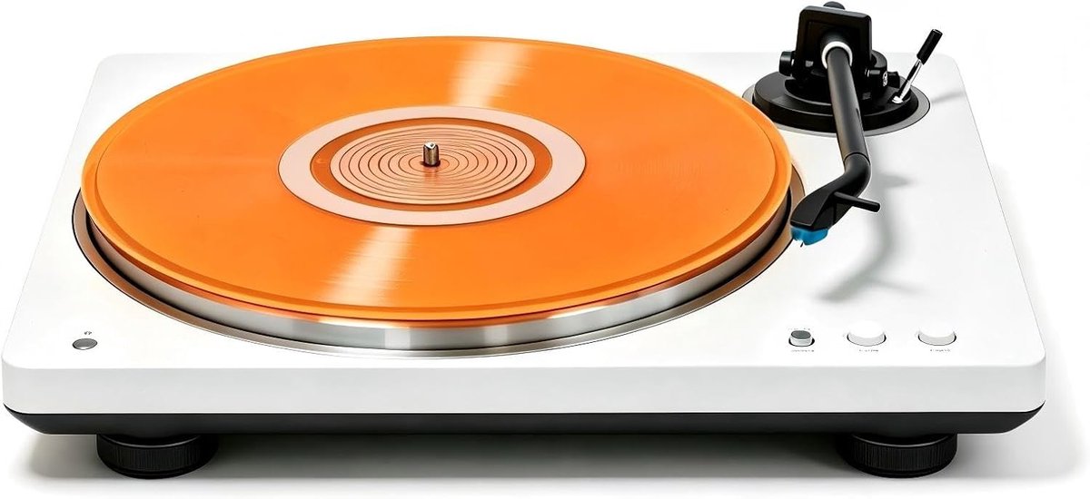 Glow in the Dark Transparante Acryl Draaitafel Slipmat, Antistatische Vibratie Demping Vinyl Platter Pad - ShopVlot
