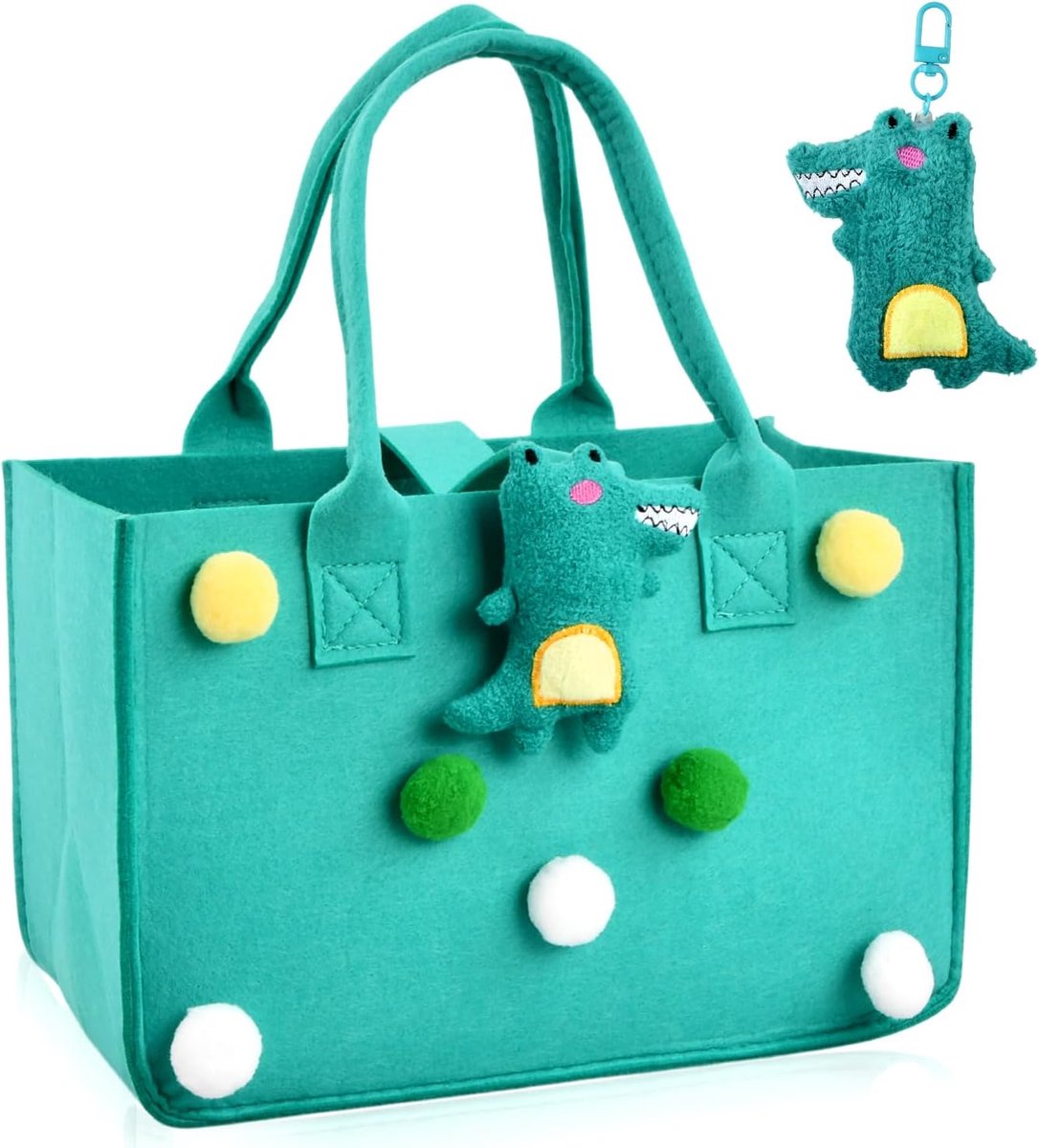 Felt shopping bag 30 x 20 x 18 cm - multifunctionele vilten tas - duurzaam en stijlvol - ideaal voor speelgoed - ShopVlot