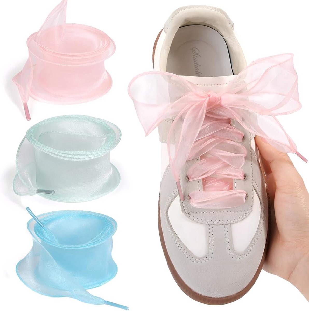 Sportschoenen veters - elastische balletstijl - schattige bloemen - perfect voor casual gebruik - ShopVlot