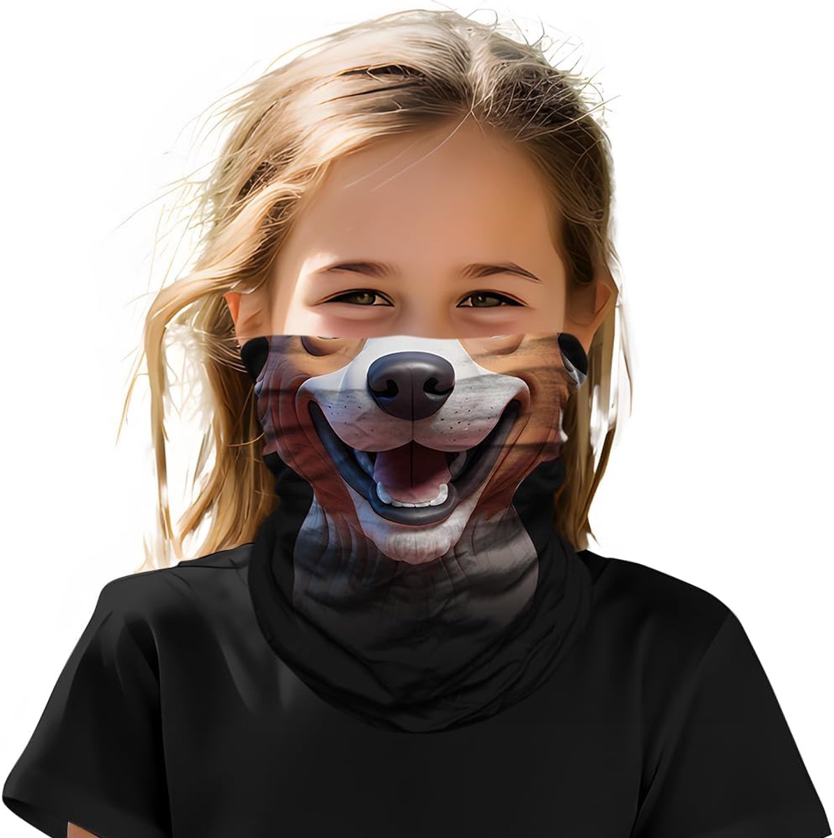 Halswarmers voor kinderen - Unisex met hondenmotief - Ideaal voor sporten - ShopVlot