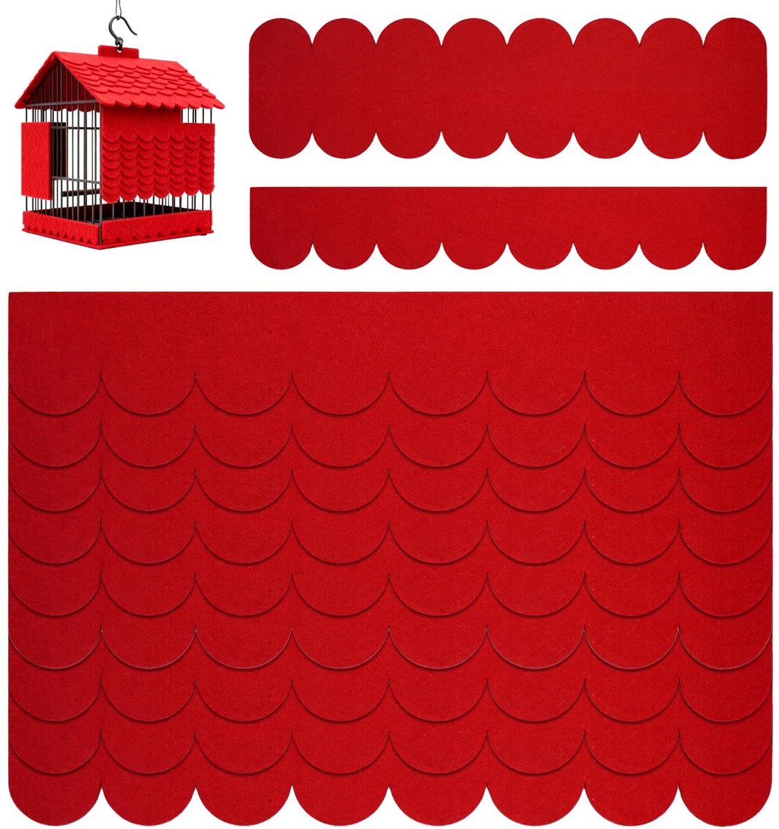 Solidchoice - Zelfklevende Dakshingles voor Vogelhuisjes, Waterdicht en Weerbestendig