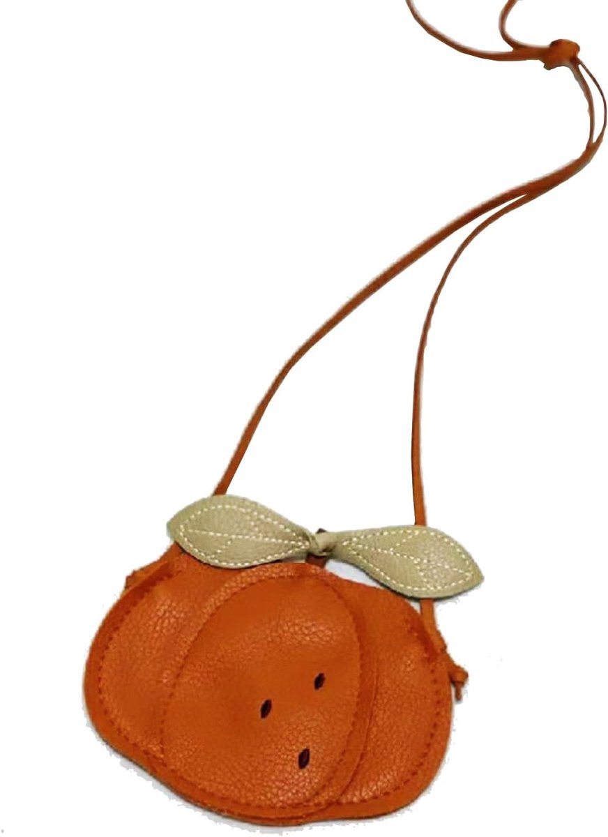 Crossbody tas met pompoen - kleine schoudertas - schattige opslag - perfect voor trick-or-treating - ShopVlot
