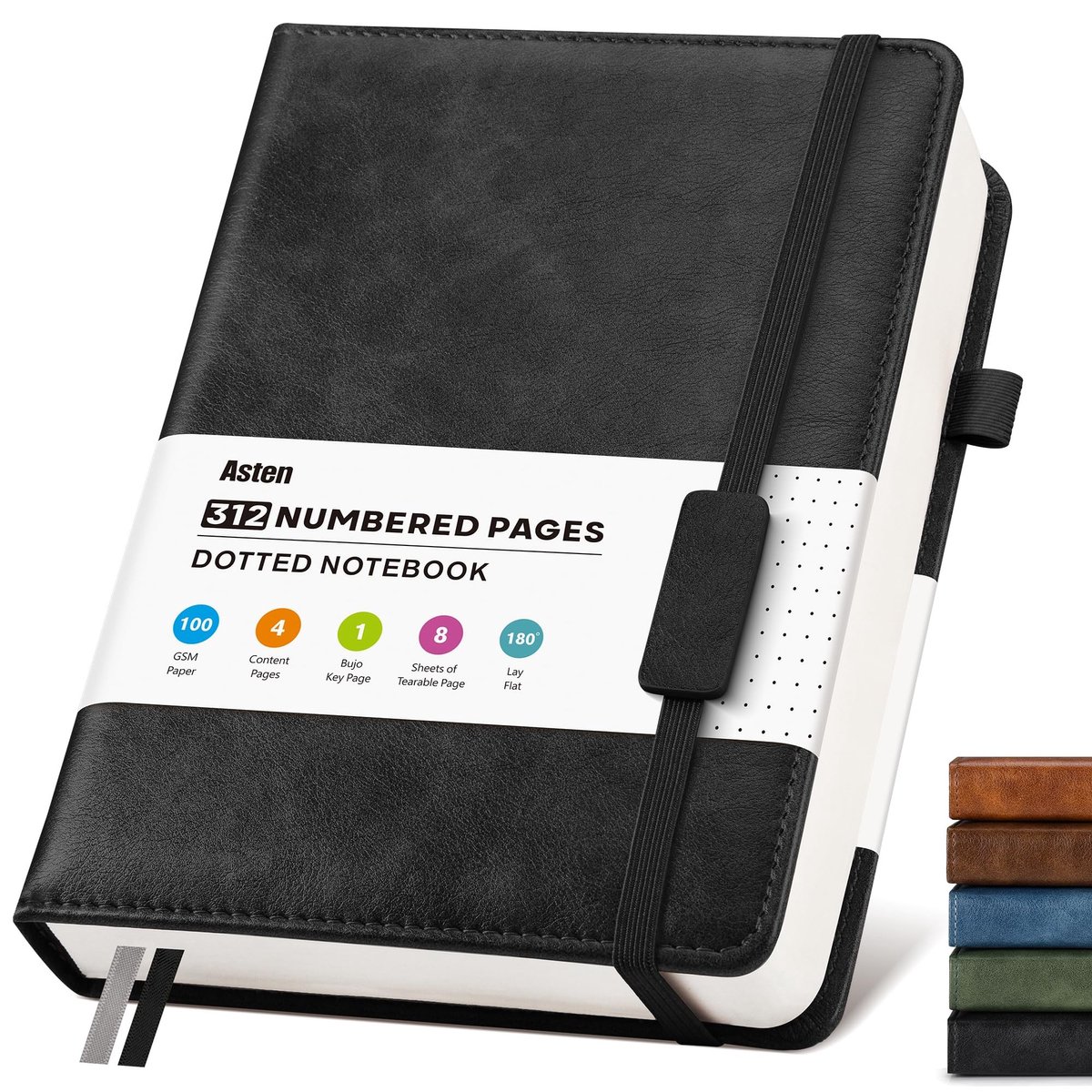 Solidchoice - A5 Notitieboek met Gestippelde Pagina's