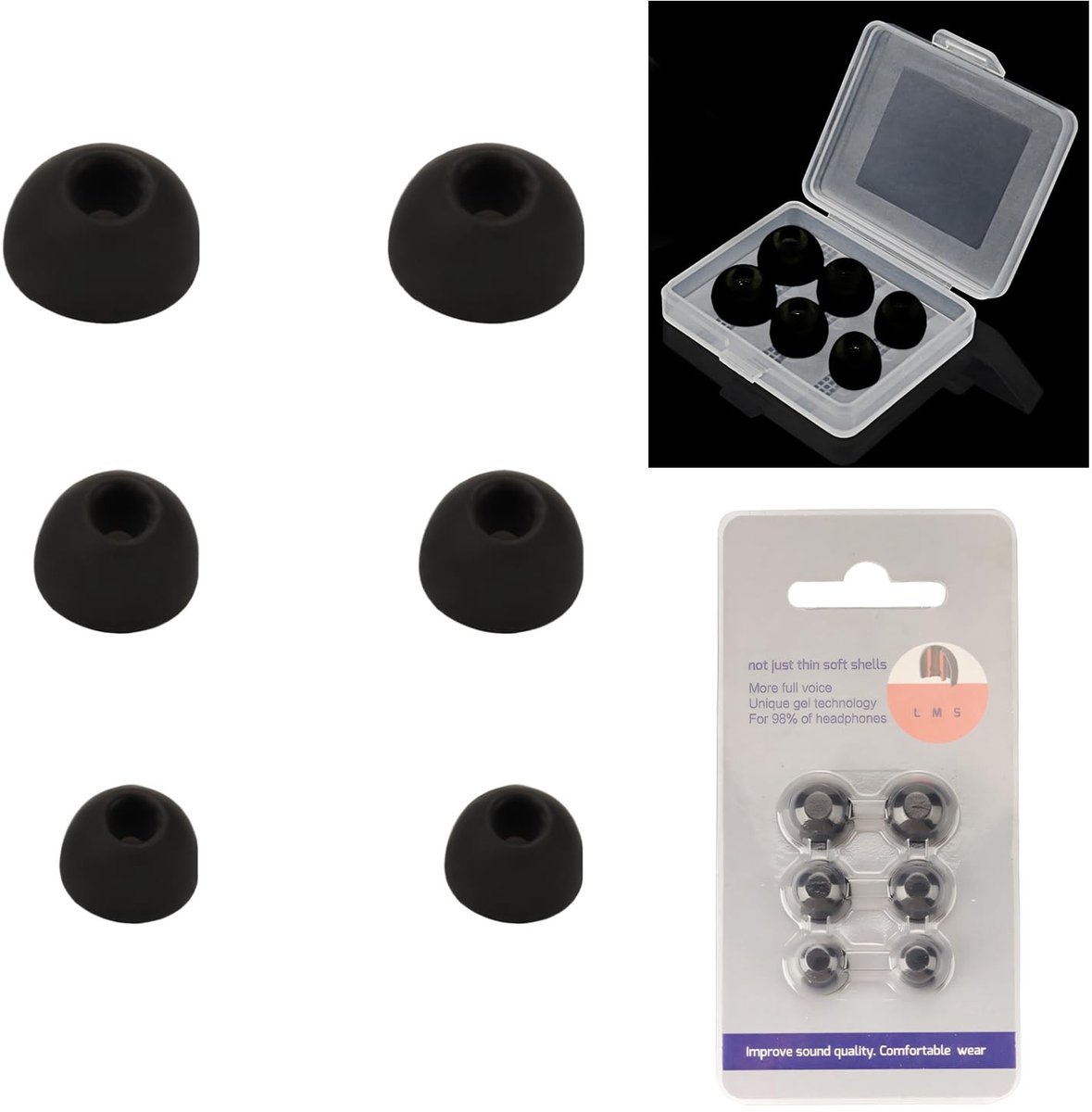 Solidchoice - Siliconen Vervangende Oordopjes voor Google Pixel Buds 2a