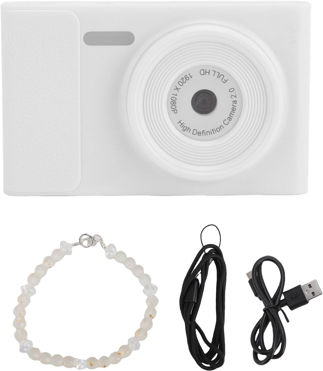 Digitale camera 1080p - 48 MP resolutie - waterdicht ontwerp - ideale vlogcamera voor reizen - ShopVlot