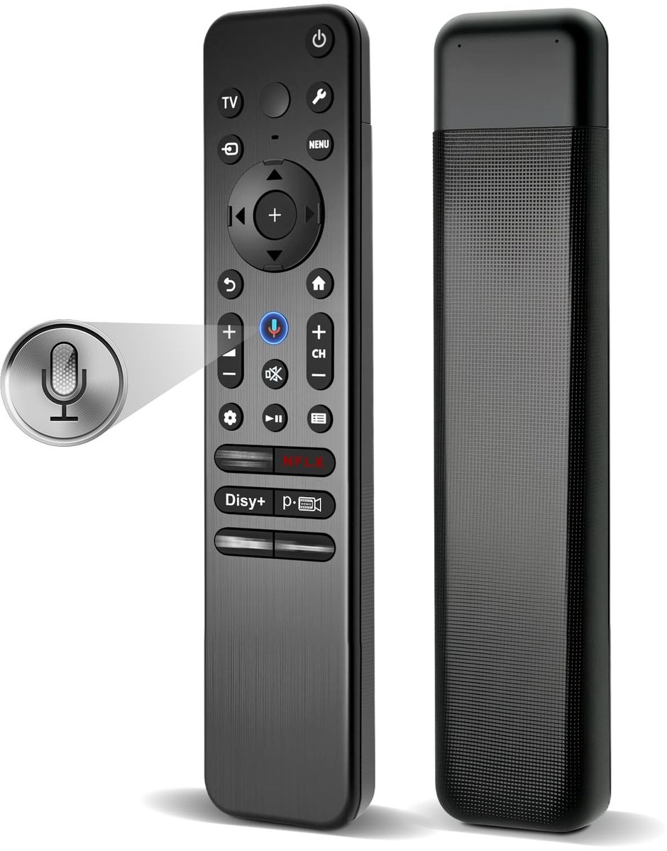 Solidchoice - Vervangende Afstandsbediening voor Sony Smart TV's met Stembesturing