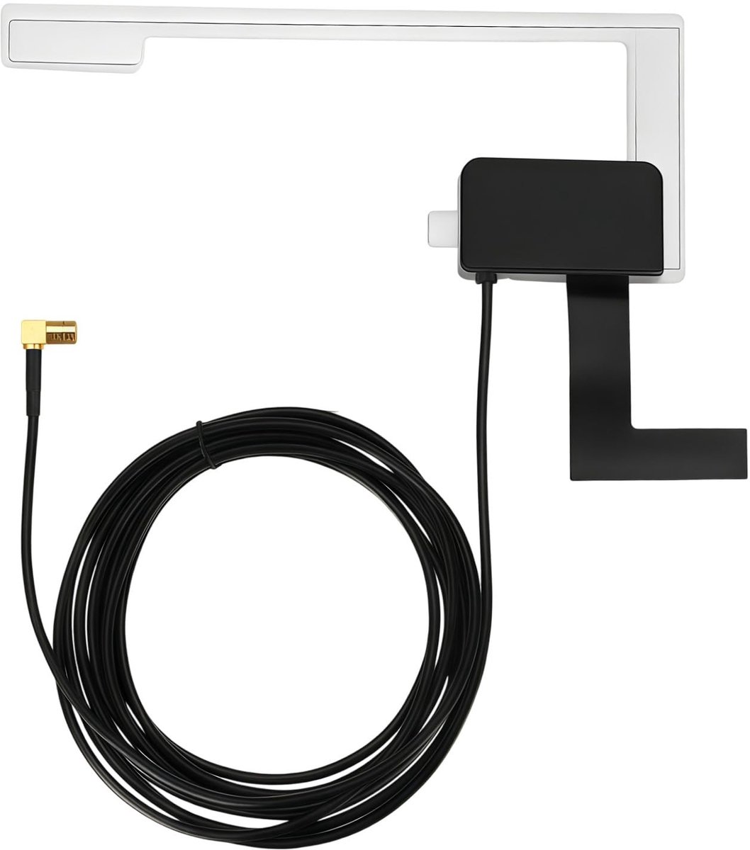 Solidchoice - Versterkte Digitale Radio Antenne voor Auto met 18 dBi