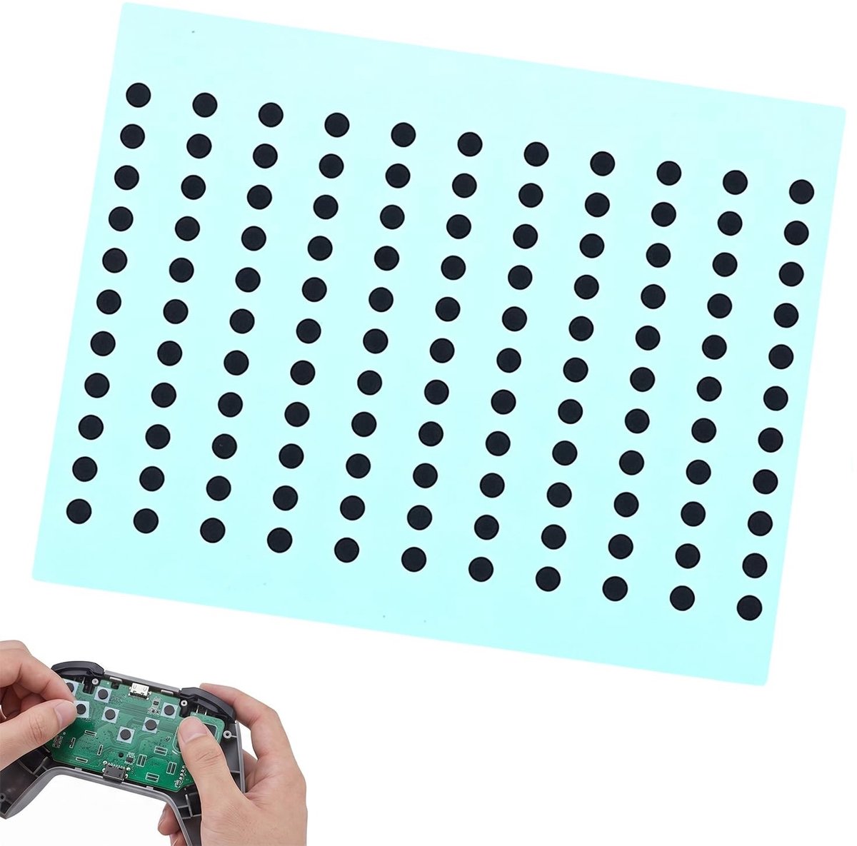 Solidchoice - 121 Stuks Ronde Geleidende Pads voor Afstandsbediening en Controller