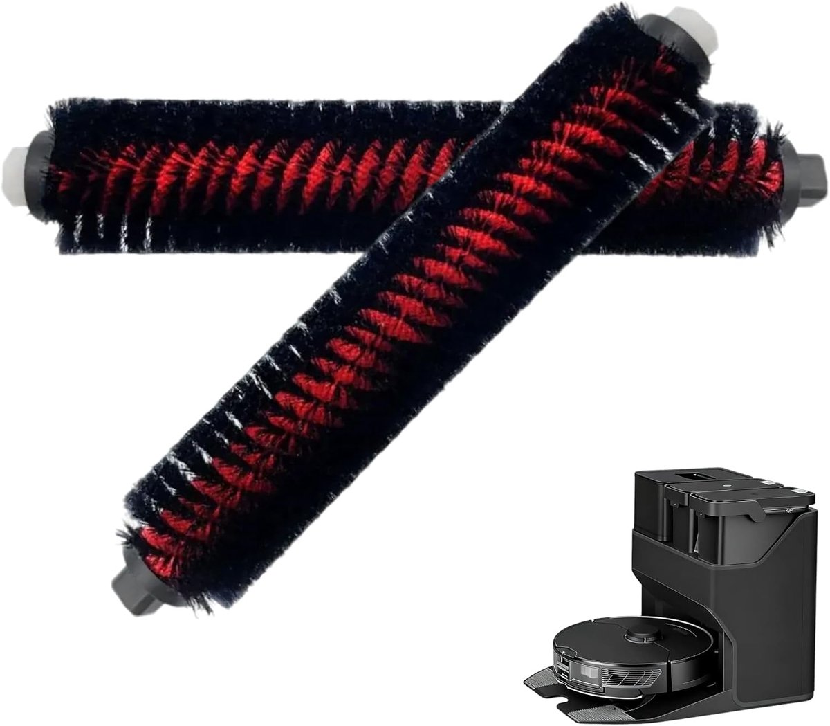Care Brushes voor Roborock S7 MaxV Ultra - 2 Pack - Verwijderbare borstelrol - Voor effectieve reiniging - ShopVlot