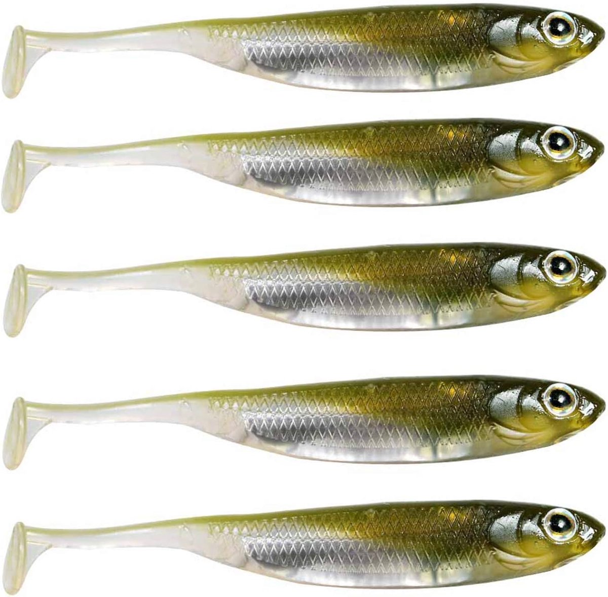 QualyQualy Soft Plastic Lures Paddle Tail Swimbaits Minnow Lures Shad Bait Dropshot Lure Pike Fishing Lures Perch - ShopVlot