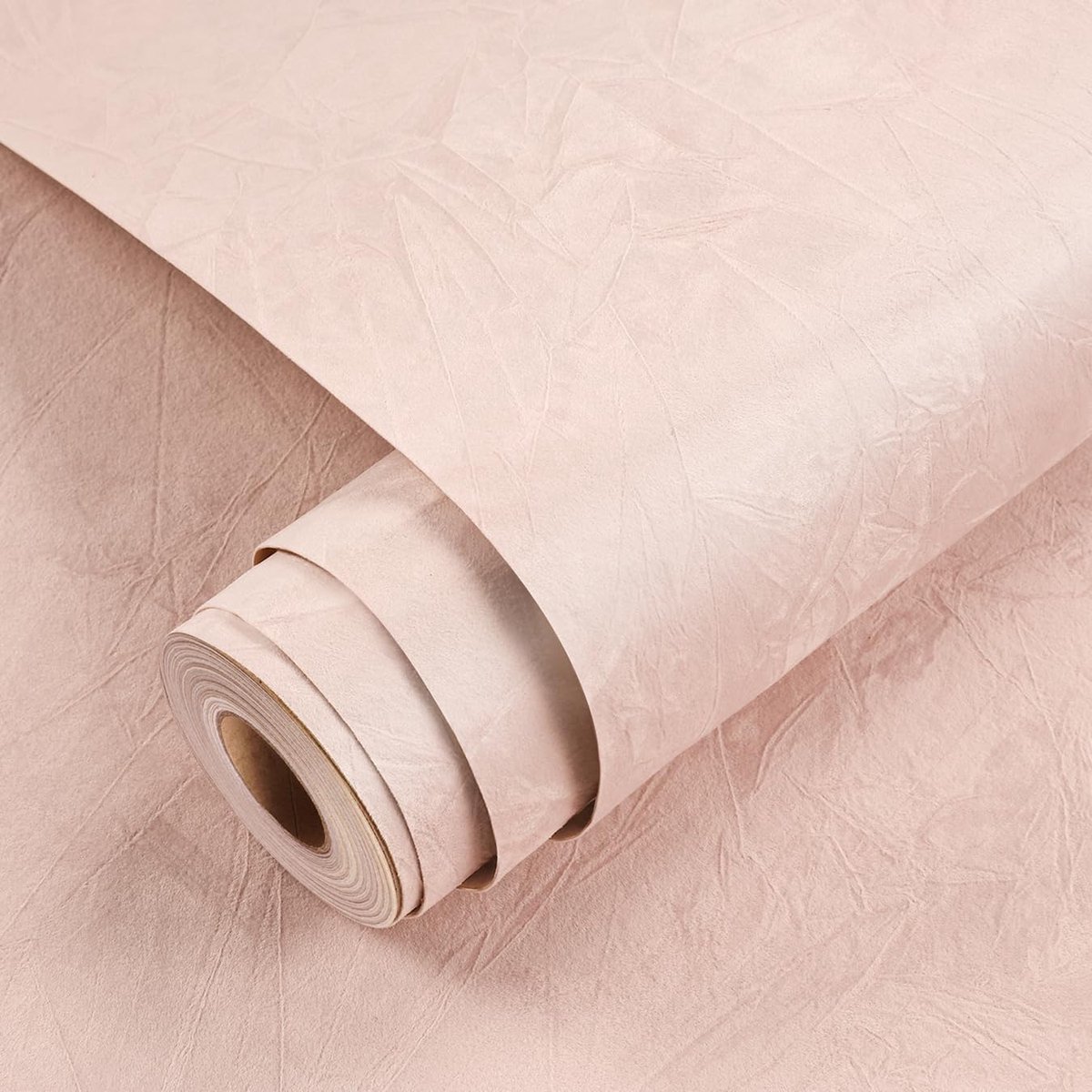 YENHOME Self-Adhesive Wallpaper Velvet Pink Girls Room 40 x 500 cm Adhesive Film Furniture Velour Pink Self Adhesive - ShopVlot