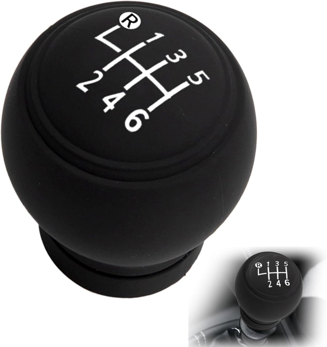 Gear Shift Knob Cover Elastic Rubber Non-Slip Universal Waterproof for Cars, Vans, Trucks, ATVs, Gear Shift Knob Cover - ShopVlot