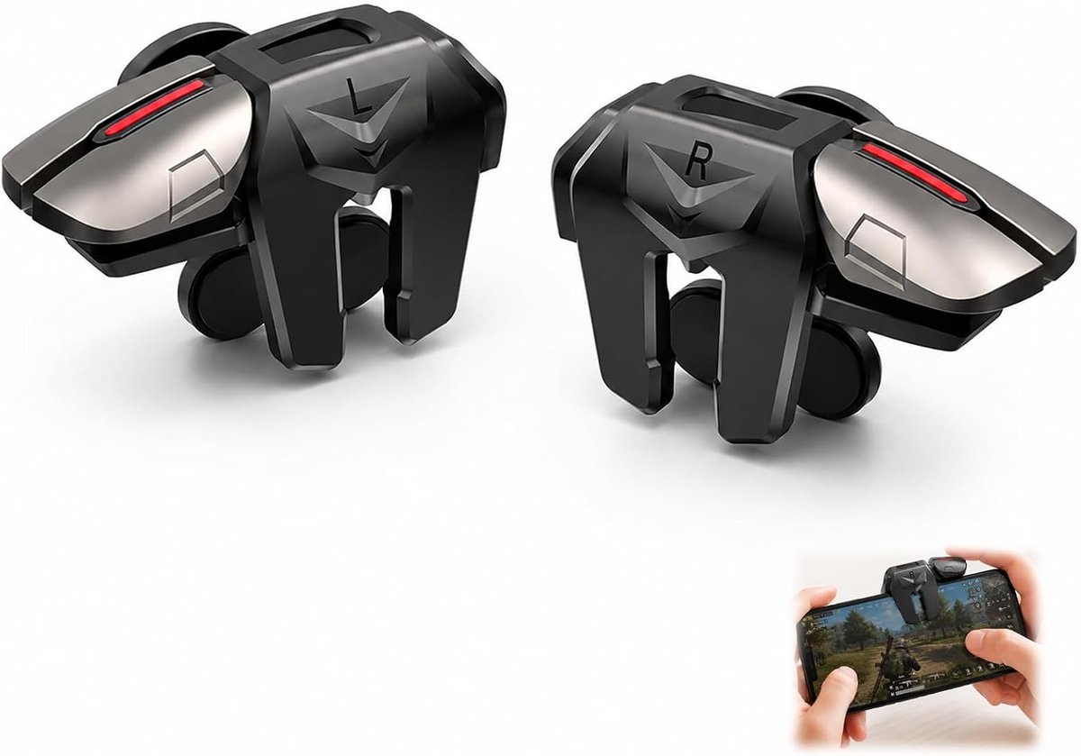 Mobile Trigger L1R1 L2R2 Controller voor mobiele telefoon, controller voor FPS-games, nauwkeurige gaming-accessoires - ShopVlot