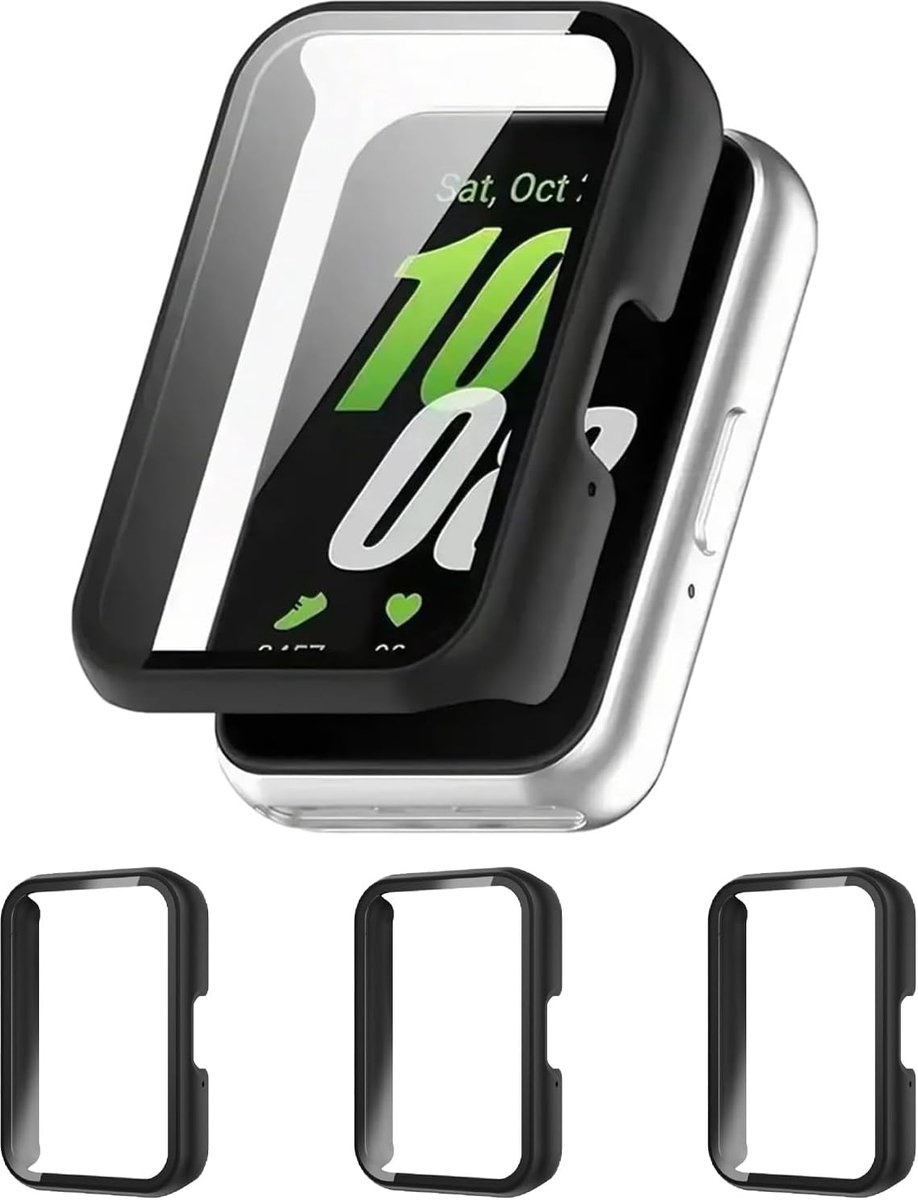 Zolara 3 stuks hoes voor Fit 3 beschermhoes, hoes met beschermfolie voor Fit 3, met schermbescherming, volledige - ShopVlot