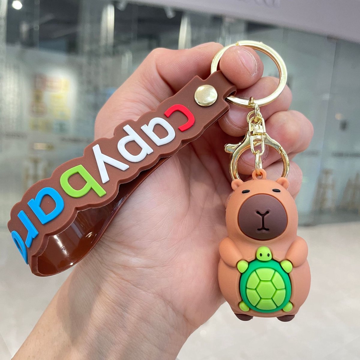 Casalora Seutelhanger - Leuke Capybara Sleutelhanger - Draagbare Capibara-zak-charmje