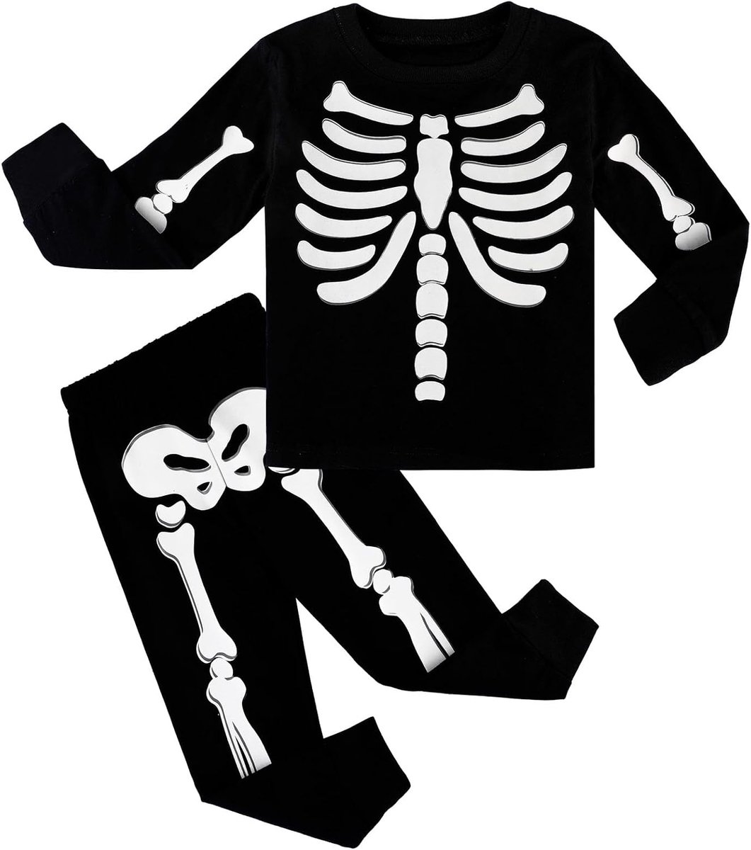 Boys Halloween Pajamas Children Cotton Sleepwear 2-10 Years - ShopVlot