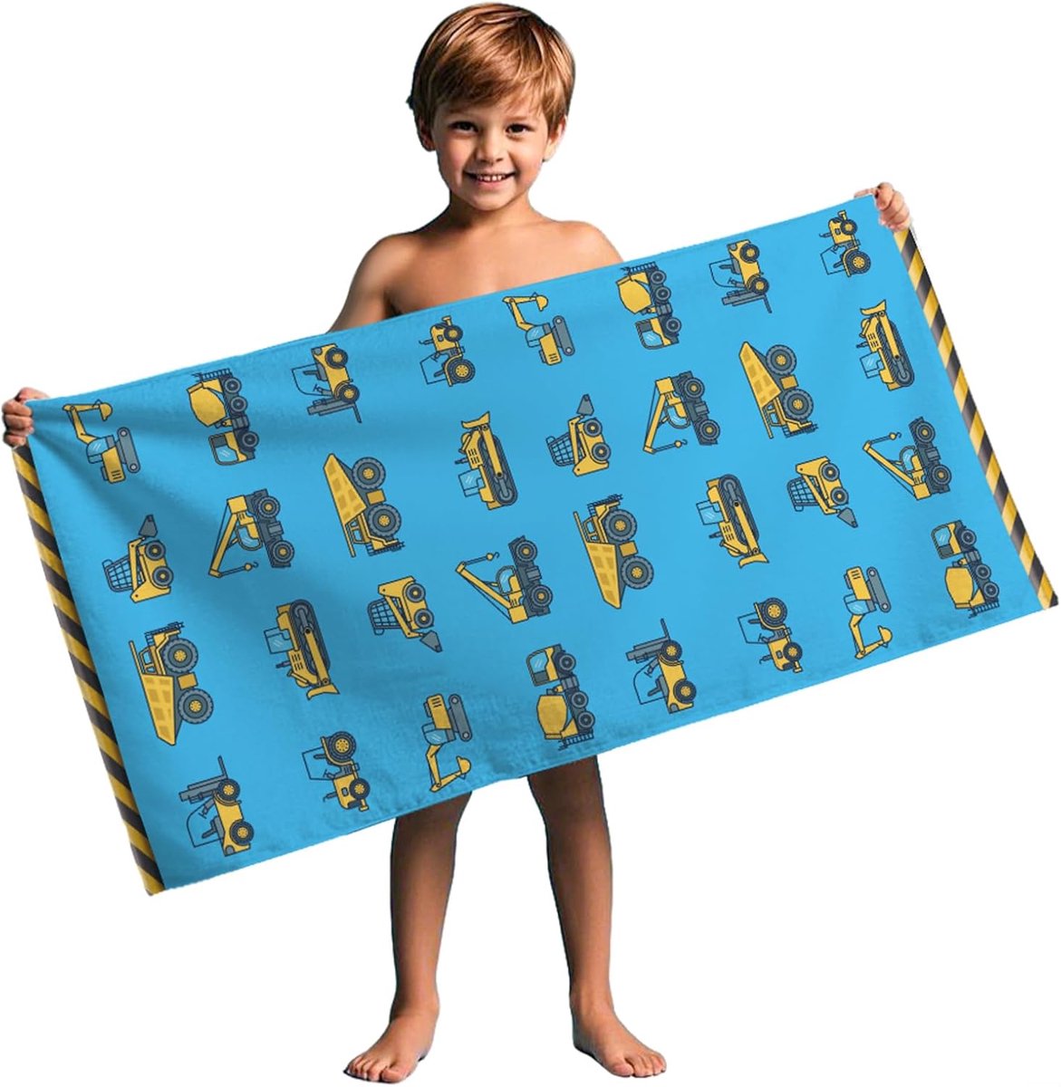 Children's Beach Towel Shower Towel Boys Beach Towel 70 x 140 cm Microfibre Beach Towel Sand Free Bath Towel Quick - ShopVlot
