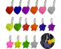 32pcs Reflective Hangers, Safety Reflector Hangers, Kids Reflector Hangers, for School Bag, Clothing, Backpack - ShopVlot