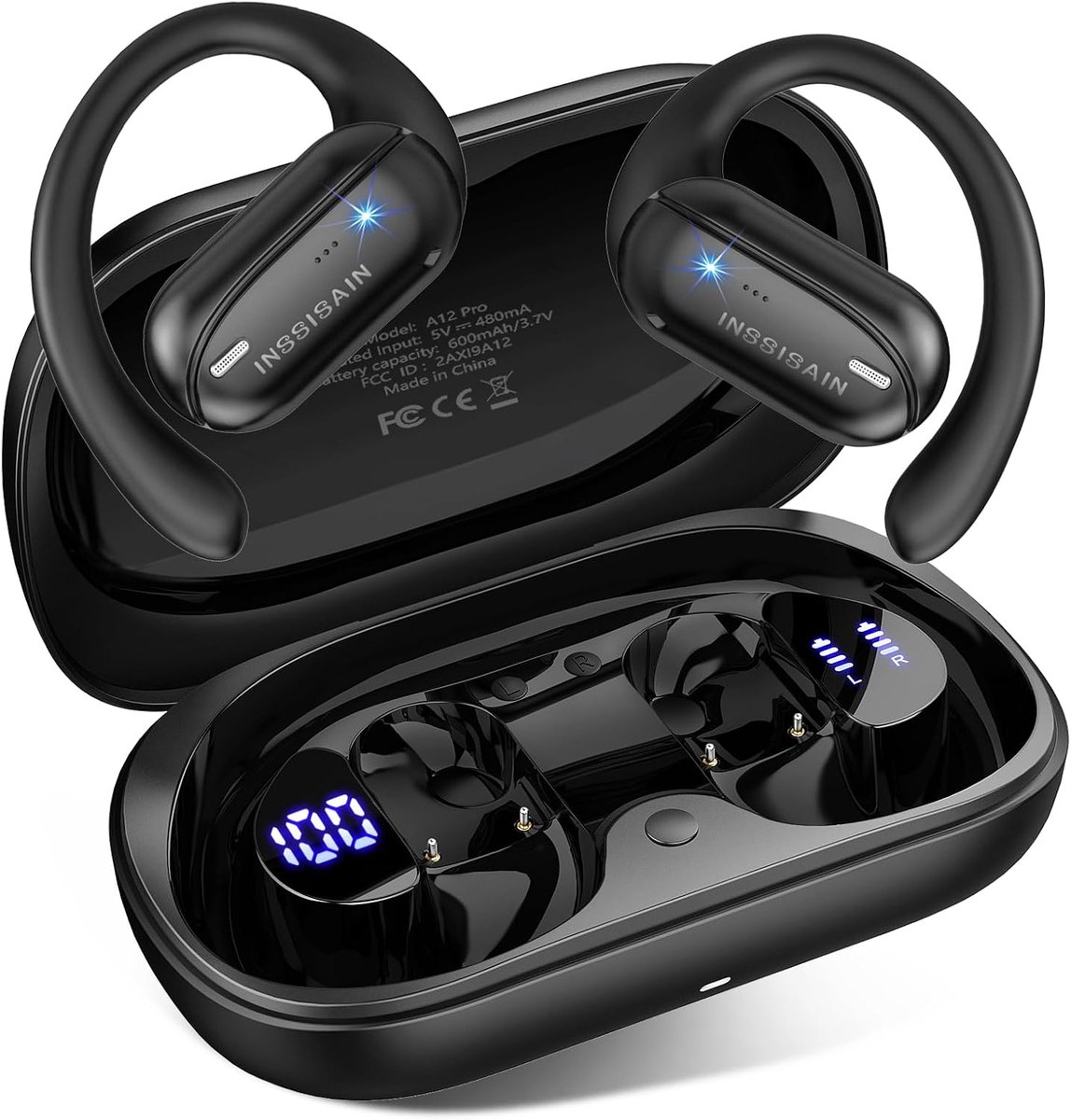 AI translator headphones, IPX7 translator headphones with real-time translation, 164 languages headphone translator - ShopVlot