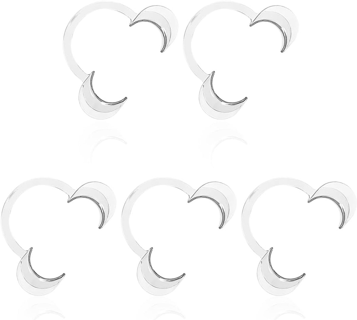 5 Pezzi Divaricatore Bocca Divaricatore Bocca Forma C Dental Apribocca Trasparente 12X9cm Plastica Per Matrimoni - ShopVlot