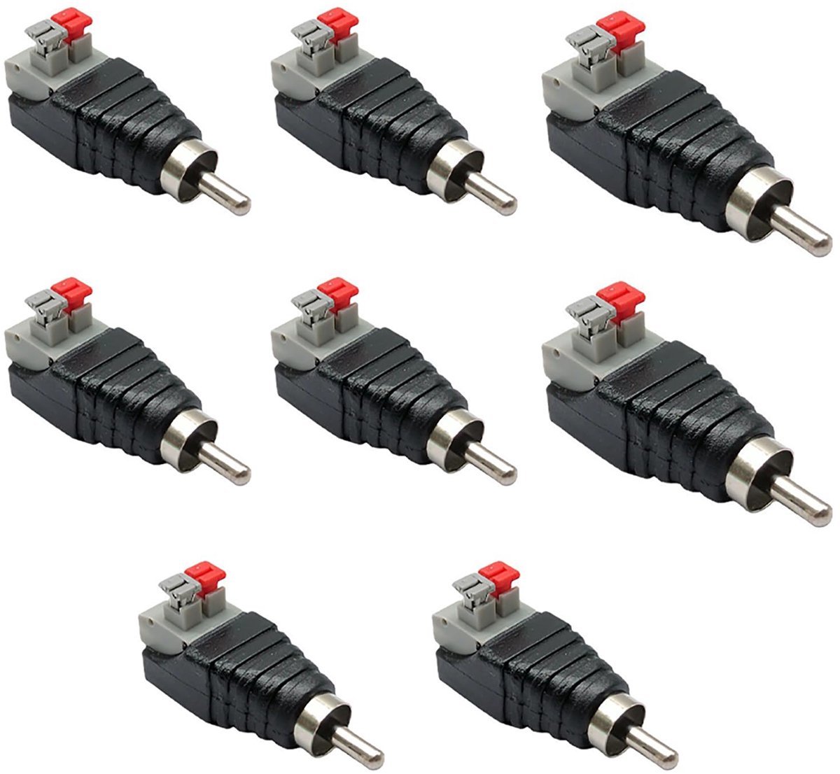 RCA Plug Terminal Block & Solderable Adapter, Speaker Cable Adapter - ShopVlot