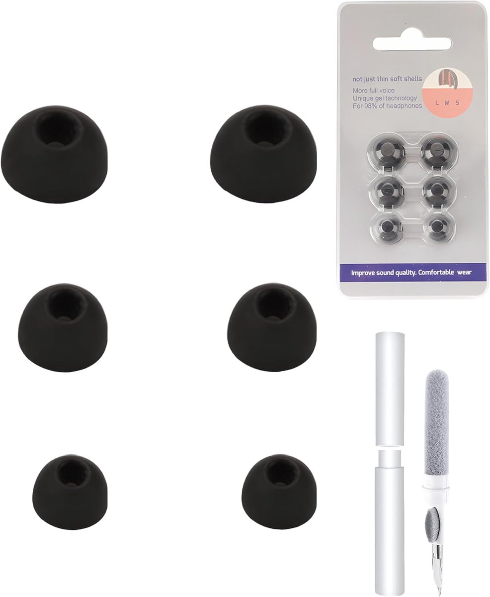 siliconen oordopjes voor Xiaomi Redmi Buds 5 Pro, 3 verschillende maten (S/M/L), zacht en comfortabel, voor in-ear - ShopVlot
