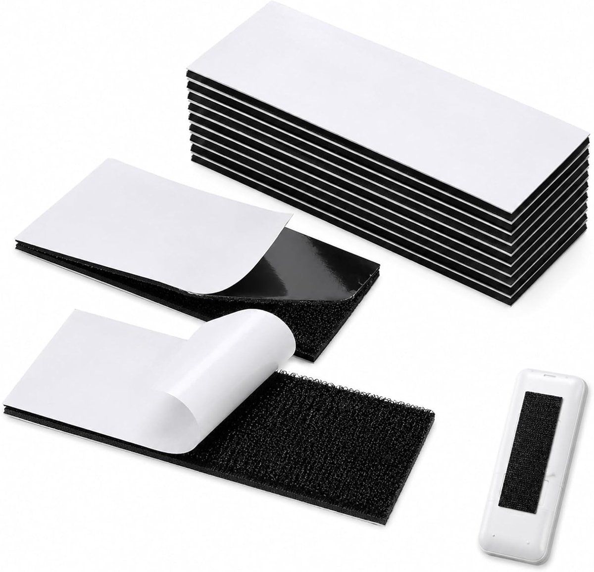 Dubbelzijdig Plakband 10-delige set – Dubbelzijdige Plakpads Extra Sterk 5x10 cm, Herbruikbaar, Montagelijm Extra - ShopVlot