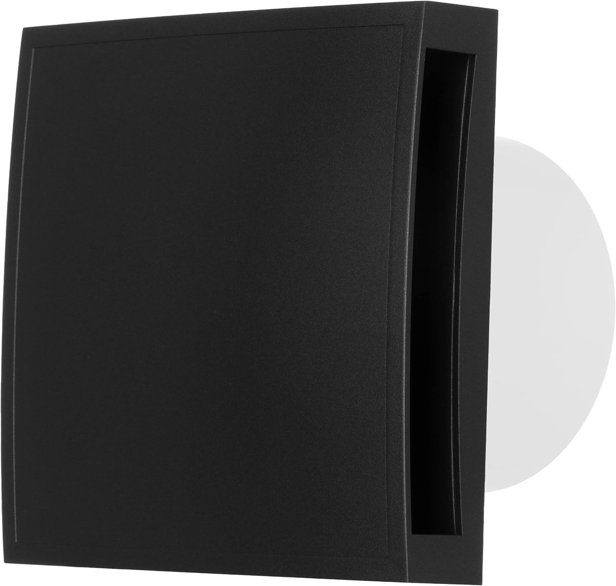 Ø 100 mm anthracite bathroom fan, fan/fan for efficient ventilation in bathroom, kitchen, toilet - ShopVlot