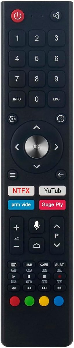 ALLIMITY Voice Remote Control Replce Fit for Changhong LED TV L32H7S L32H7SX L40G7U L40H7SX L42G6F U50H7A U50G7U - ShopVlot