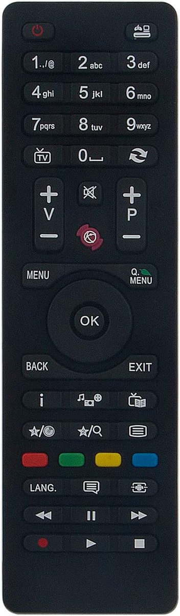 ALLIMITY RC4810 Replce Remote Control suitable for Sedea FUJI-ONKYO DIGITRONIC CAHORS TVS7800-HD2 TVS7900-HD3 DF650HD - ShopVlot