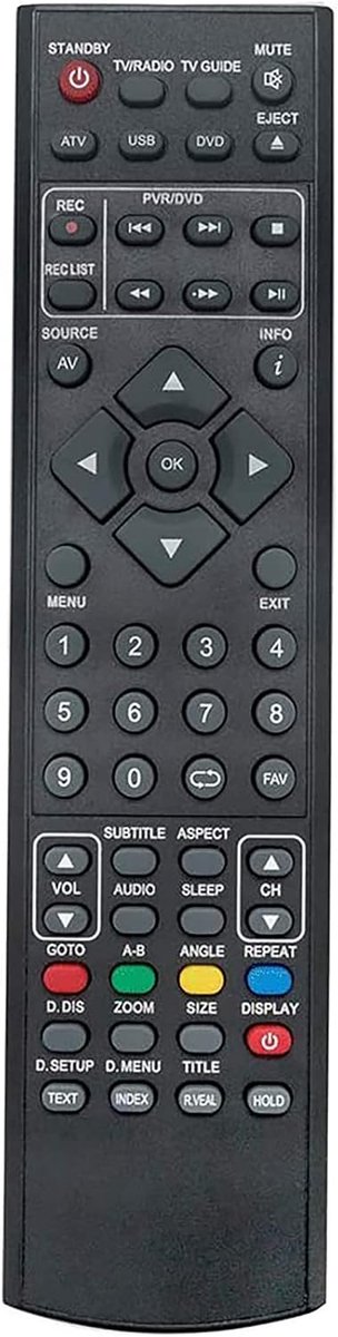 ALLIMITY Remote Control Replce Fit for BLAUPUNKT TV 32/124I-WB-5B-HBKUP-UK 32/122I-GB-5B-HBKU-UK 32-56J-GB-5B-F3HKUP - ShopVlot