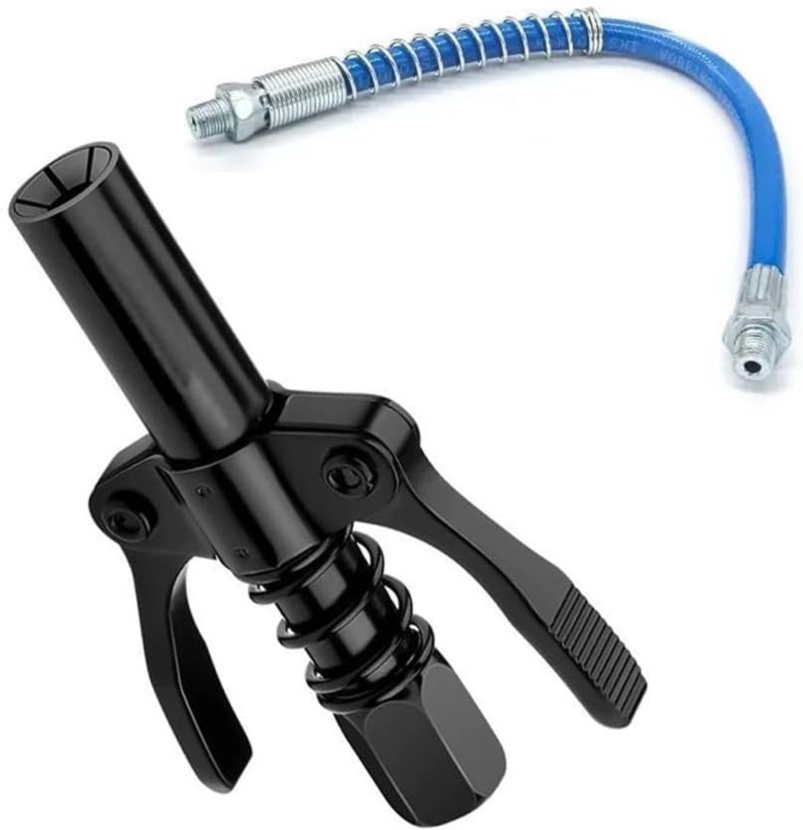 HAGNA Vetsper-mondstuk, 1 stuk, dubbele handgreep G Coupler, 10.000 PSI, vergrendelingstang, vetperskoppeling - ShopVlot