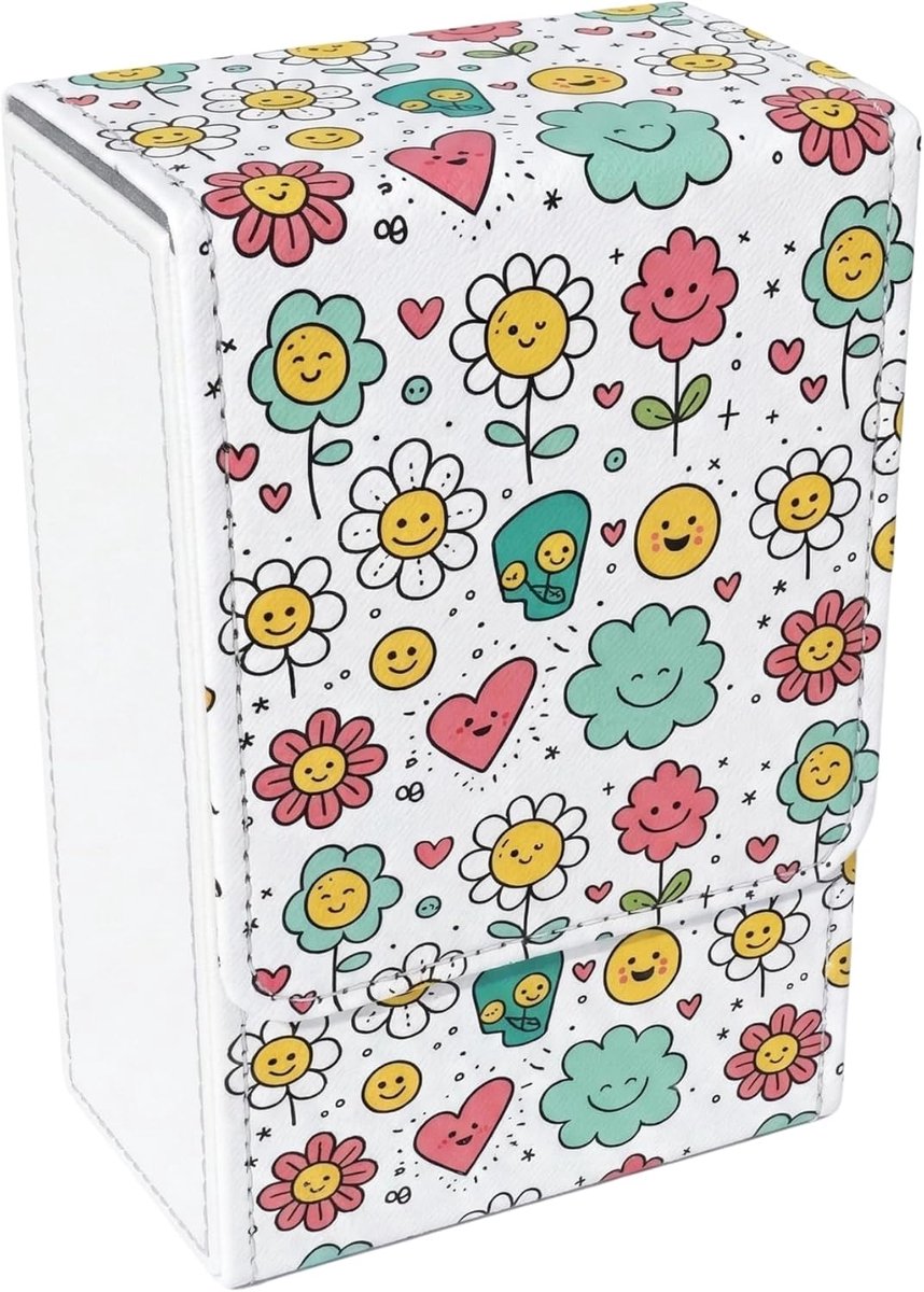 Tarot Card Holder with Grey Interior – Folding Cover with Magnetic Lid Sluting – Fits Standard Tarot Decks – Outer - ShopVlot