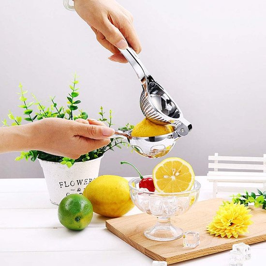 Hand Manual Lemon Squeezers, Stainless Steel Manual Fruit Juicer Lemon Orange Juicer Lime Hand Juice, Lime Squeezer - ShopVlot — afbeelding 5