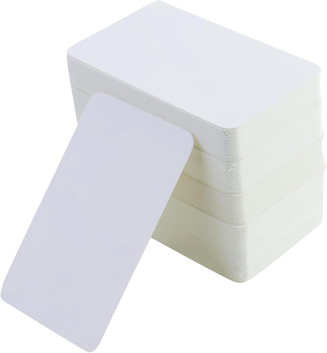 Lege papierkaarten 8,5 x 5,5 cm - Dikke kwaliteit - Perfect voor DIY ontwerpen - Ideaal voor leren - ShopVlot
