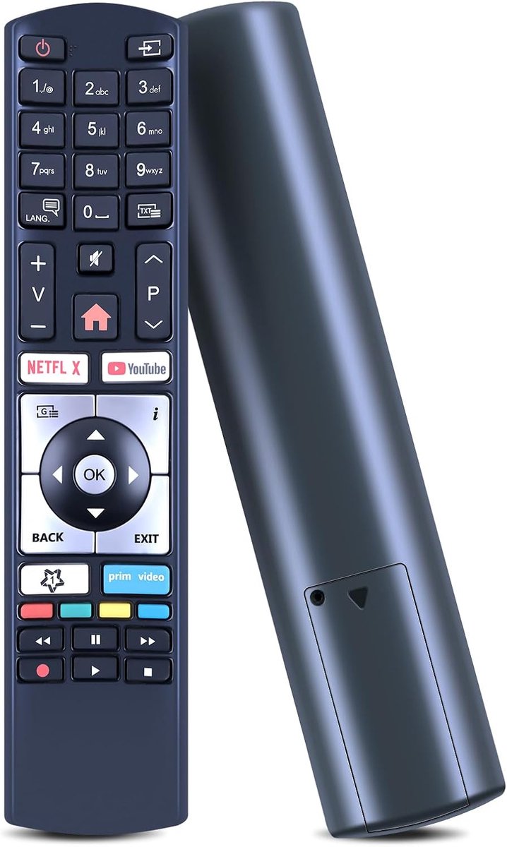 Afstandsbedieningsset voor Telefunken Edenwood TV - Vervangend - Compatibel met verschillende modellen - ShopVlot