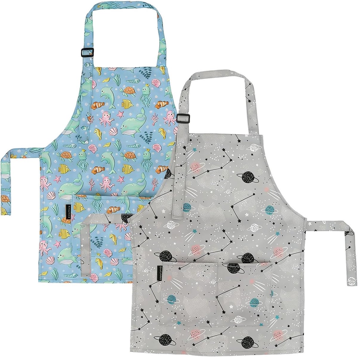 Kinderschorten 2 stuks - Antifouling - Verstelbare bandjes - Ideaal voor koken en bakken - ShopVlot