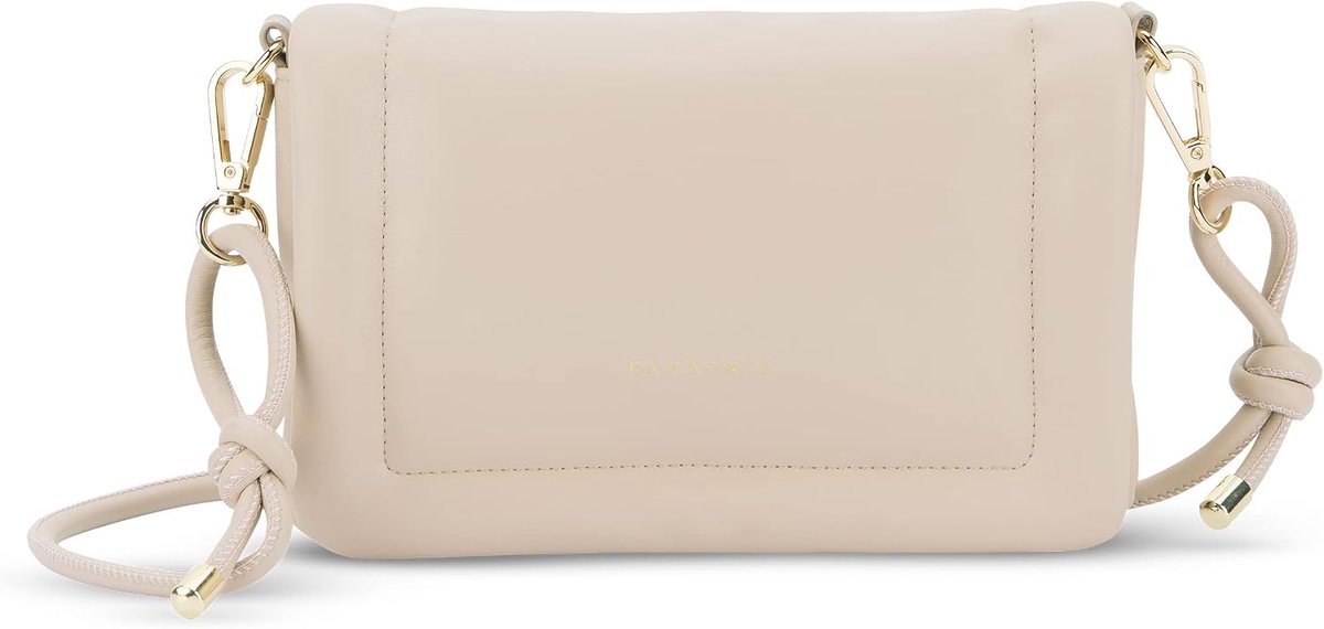 Handtas dames klein - vegan leren clutch - elegante schoudertas voor feest - ShopVlot