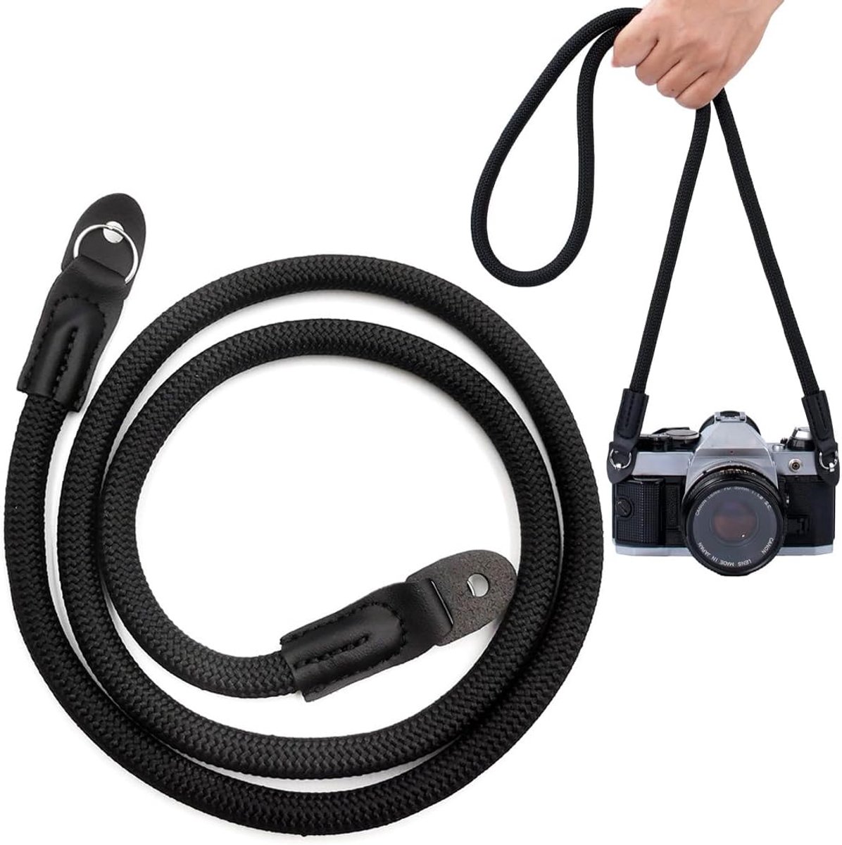 Camera strap - Universeel - Nylon - Lichtgewicht en duurzaam voor DSLR en spiegelreflexcamera's - ShopVlot