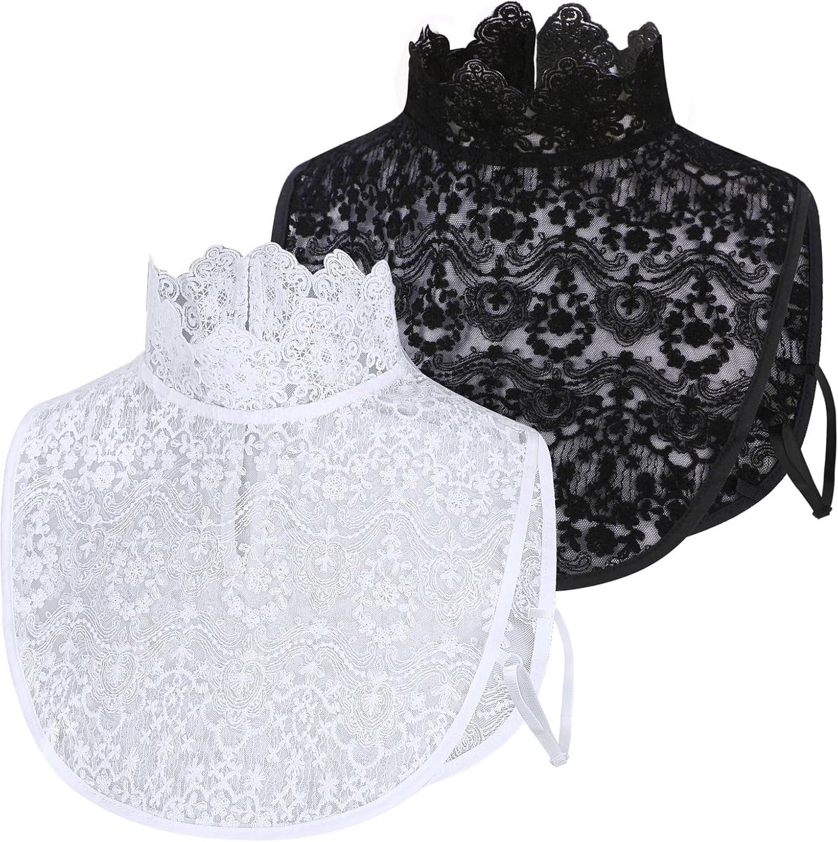 Fake Collar Dames - Bloemige Kant - Afneembaar - Perfect voor layeren - ShopVlot