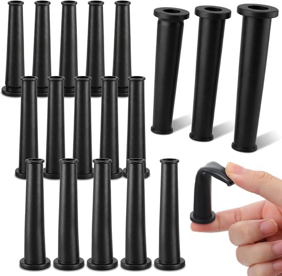 SnelShoppen - Kabelbescherming 18 Stuks, Rubberen Hoes voor Elektrisch Gereedschap, Voorkomt Kabelbreuk, Geschikt voor Haakse Slijpers, Boormachines, van Snelshoppen — afbeelding 5