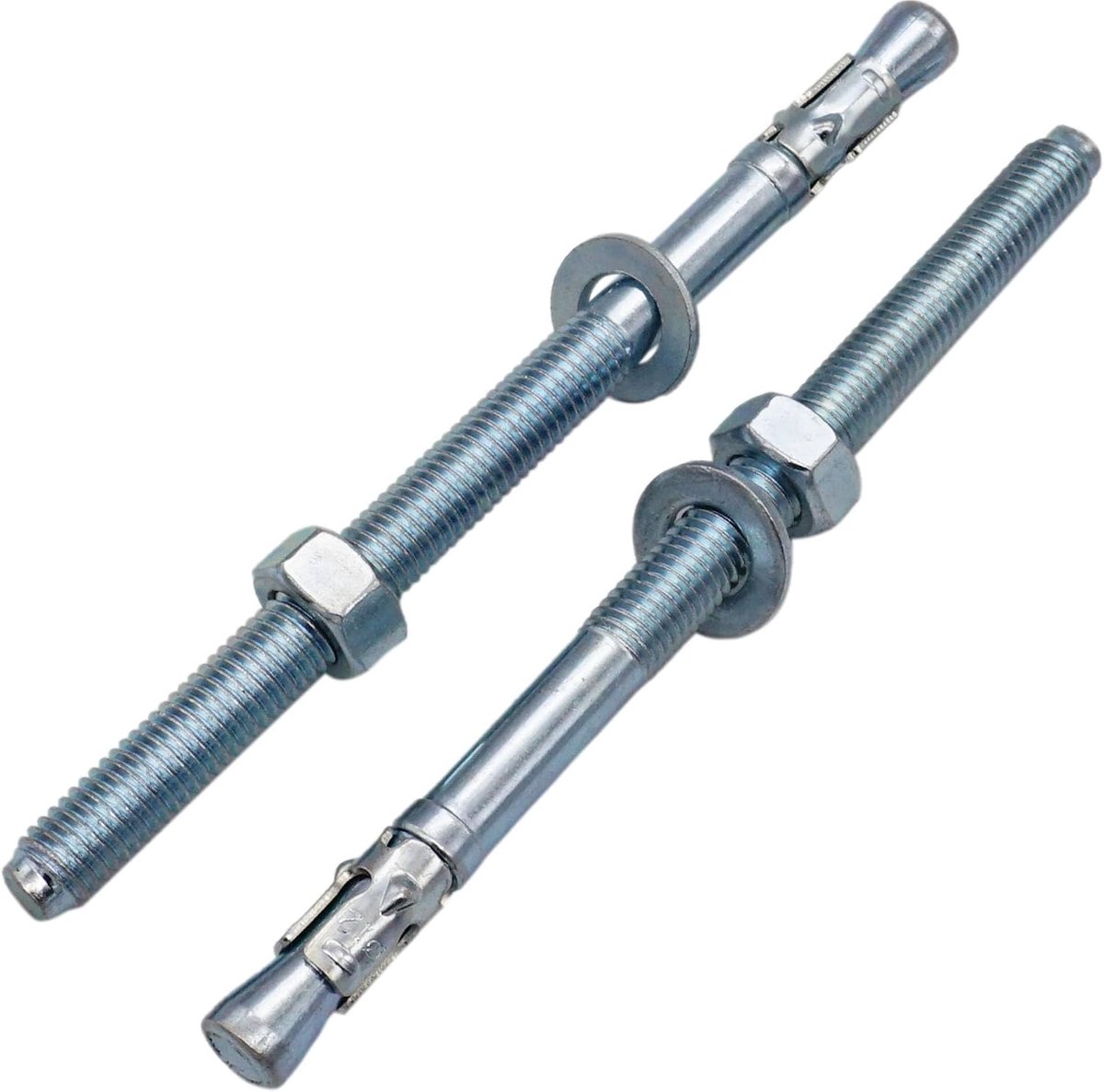 Wedge anchors M12 x 180 mm - Gegalvaniseerd staal - Sterke bevestiging - Geschikt voor beton - ShopVlot