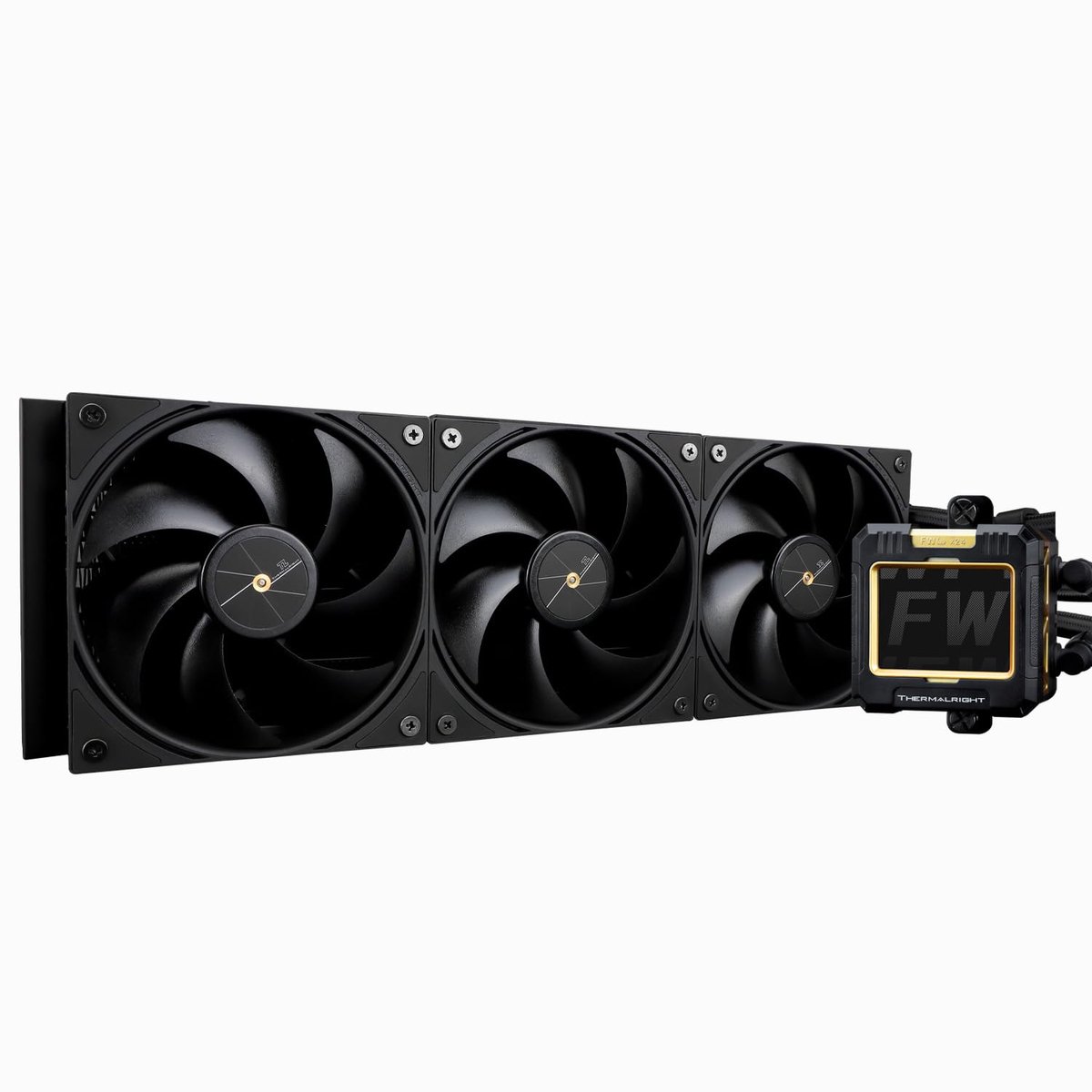 Computer Koeler - Vloeistofkoeling Systeem - Processor Koelen - IPS LCD Display - 360mm Radiator - Zwart