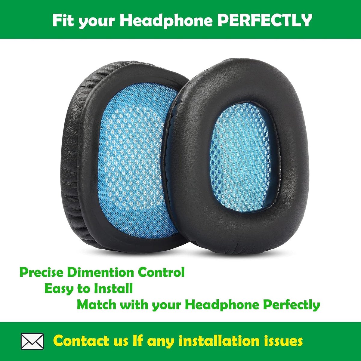 Ear Pads Compatible with Sades SA902/SA903/SA905 Headsets Ear Pads Replacement with Softer Protein Leather and Memory - ShopVlot
